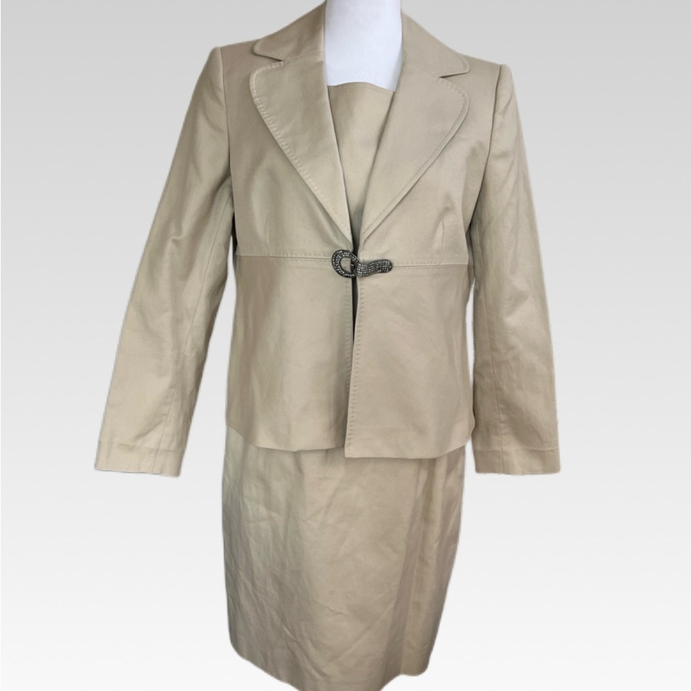 NWT Anne Klein Tan Dress Suit 10